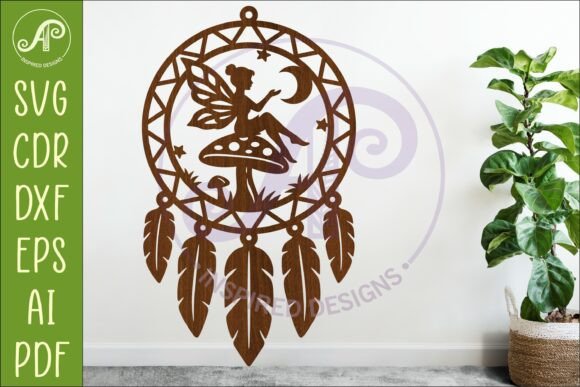 Download Fairy Dreamcatcher Laser Cut File - Premium Resources