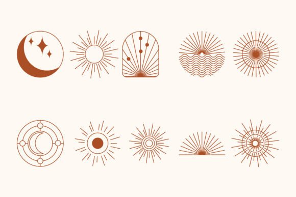 Download Clipart Boho Ornament Nursery Decoration - Boho ornament Collection
