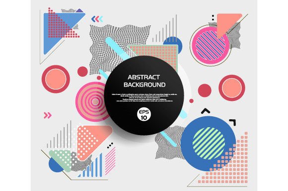 Download Round Abstract of Geometric Graphic - Abstract Collection