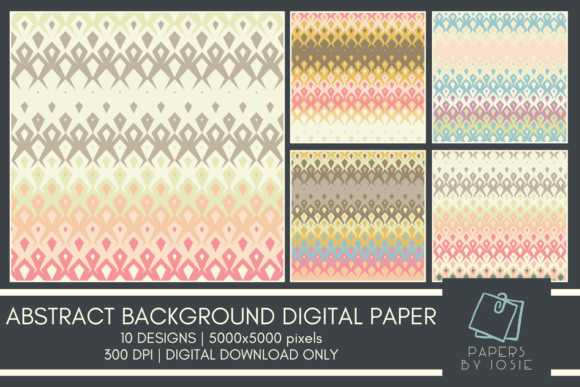Download Abstract Design Digital Paper - Abstract Collection