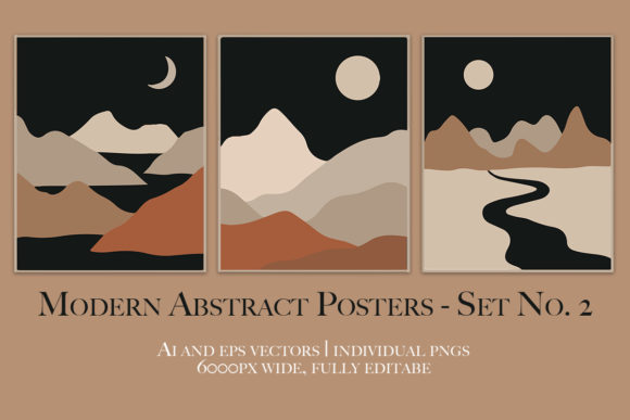Download Abstract Modern Boho Wall Art No. 2 - Abstract Collection