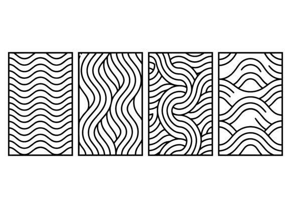 Download Abstract Wave Pattern Panel EPS Bundle - Abstract Collection