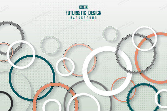 Download Abstract Circle Pattern of Geometric - Abstract Collection